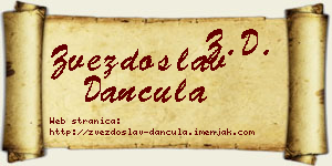 Zvezdoslav Dančula vizit kartica